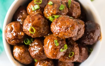 Recipe: Honey Garlic Slow Cooker Meatballs