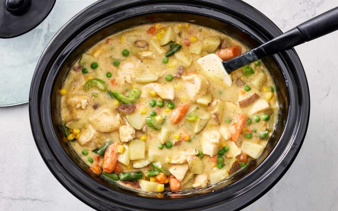 Recipe: Slow Cooker Chicken Pot Pie