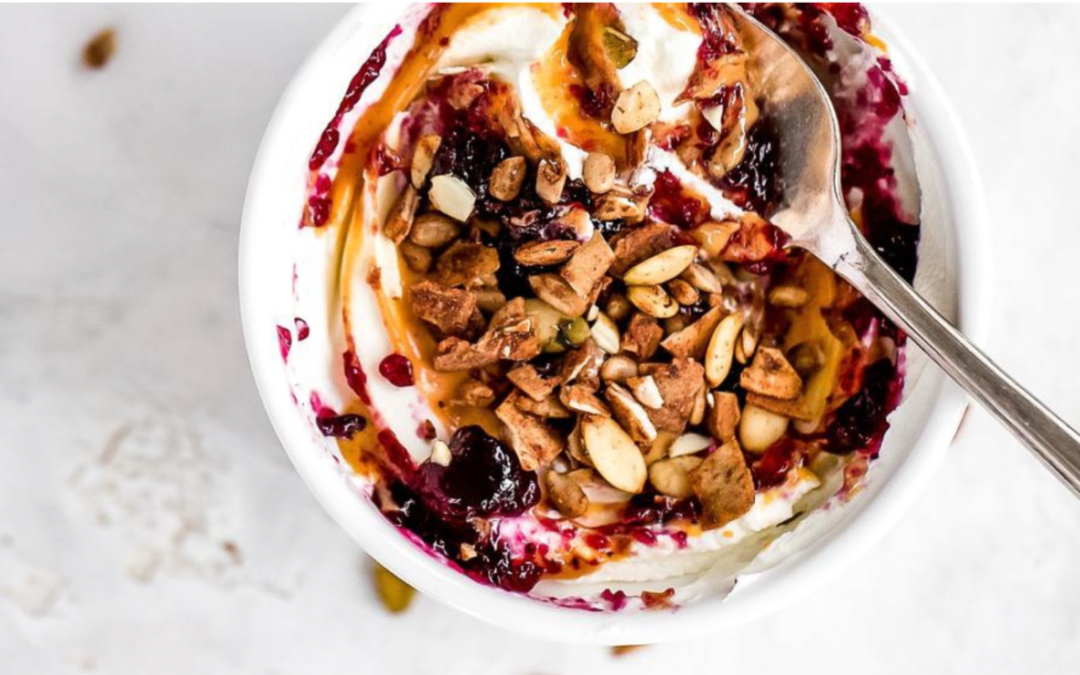 Recipe: PB & J Yogurt Bowl