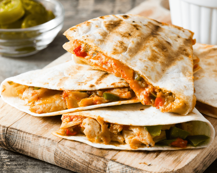 Recipe: Chicken Wrap Quesadilla