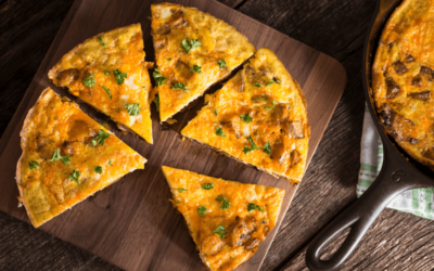 Recipe: Eggcellent Bacon Cheese Egg Frittata