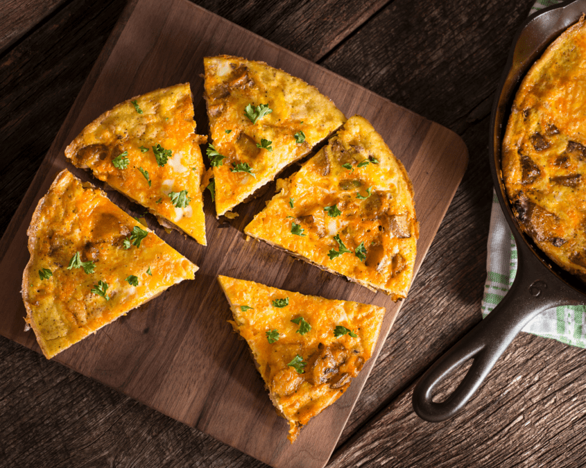 Recipe: Eggcellent Bacon Cheese Egg Frittata