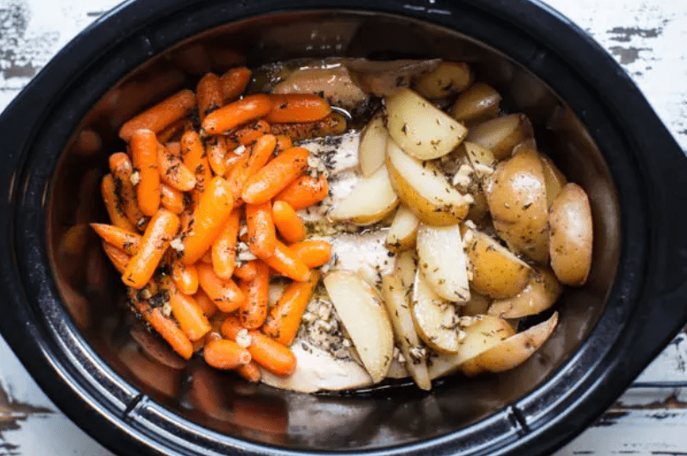 Recipe: Slow Cooker Chicken Carrots and Potatoes