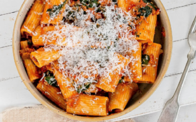 Recipe: Simple Italian Sausage & Spinach Pasta
