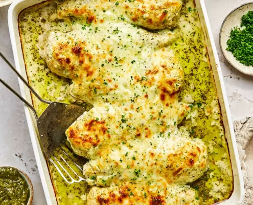Recipe: Pesto Chicken Bake
