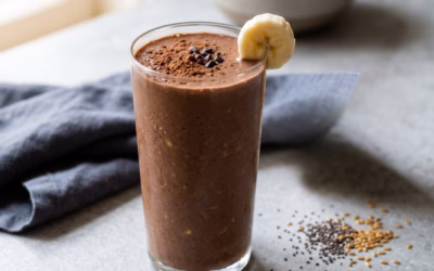 Recipe: High-Fibre Chocolate Banana Smoothie