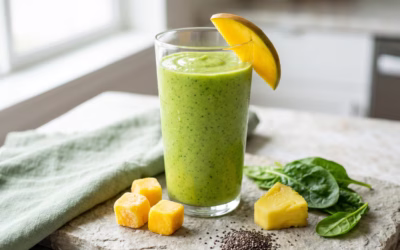 Recipe: High-Fibre Tropical Green Smoothie